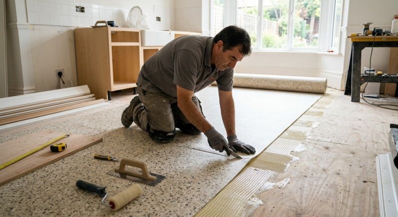 Linoleum Floor Installation in Bailey, CO