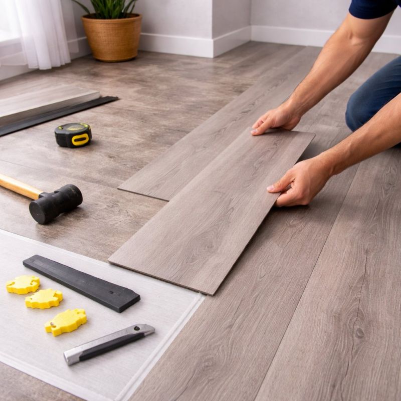 Luxury Vinyl Tile Installation in Evergreen, CO