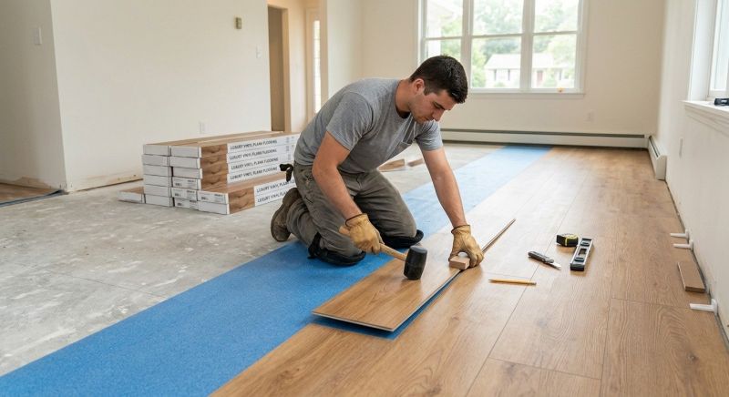 Luxury Vinyl Tile Installation in Park County, CO