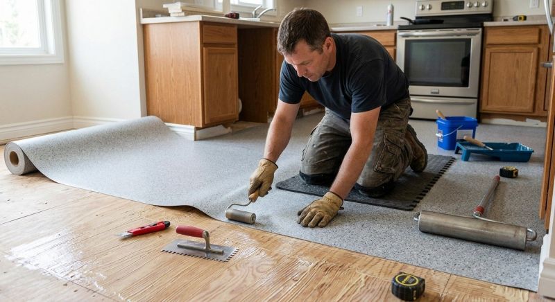 Sheet Linoleum Installation in Park County, CO
