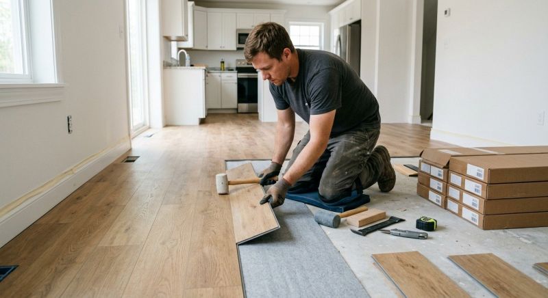 Vinyl Plank Floor Installation in Gilpin County, CO